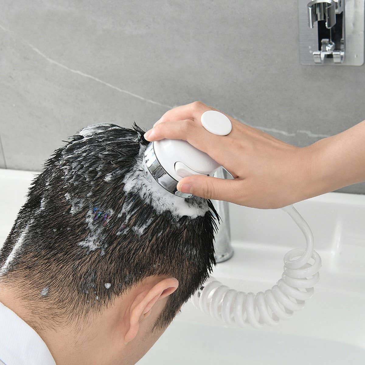 MERIDIAN EXTERNAL SHOWER SET WITH MASSAGE COMB_CWASC1711