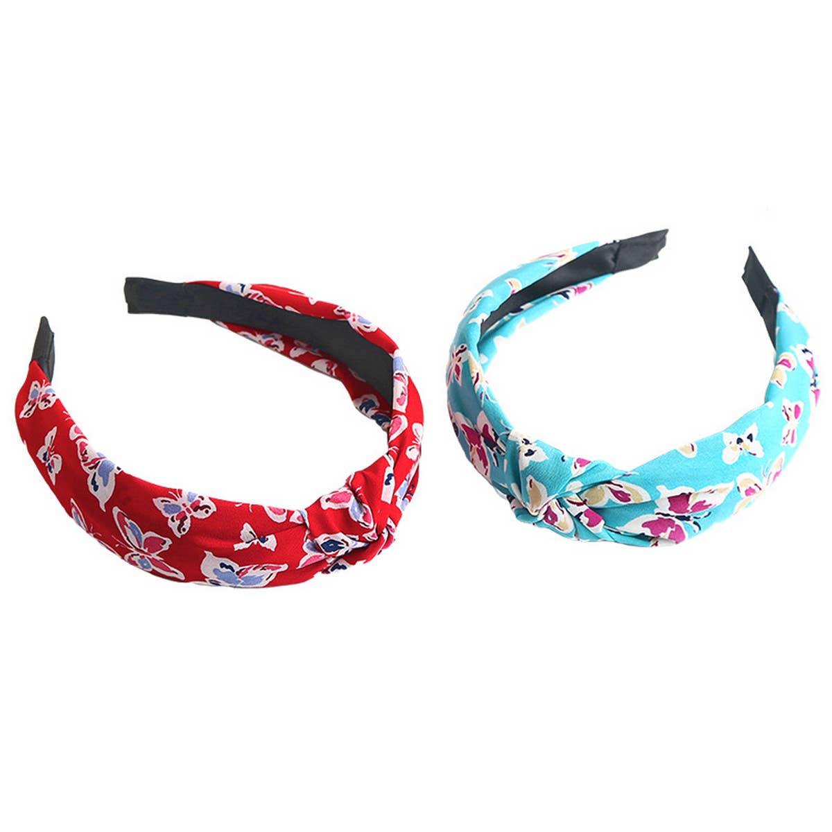 RETRO BUTTERFLY PRESSED WIDE BRIM HEADBAND_CWAHA1689