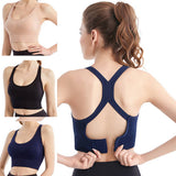 SEAMLESS LARGE SIZE HOLLOW BACK SPORTS BRA_CWMU0300