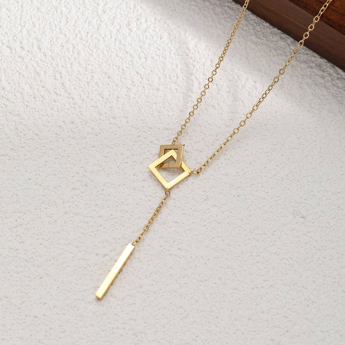 NICHE DESIGN TITANIUM STEEL NON FADING NECKLACE_CWMM3576