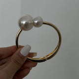 FASHIONABLE METALLIC SMOOTH SPRING BRACELET_CWMM3116