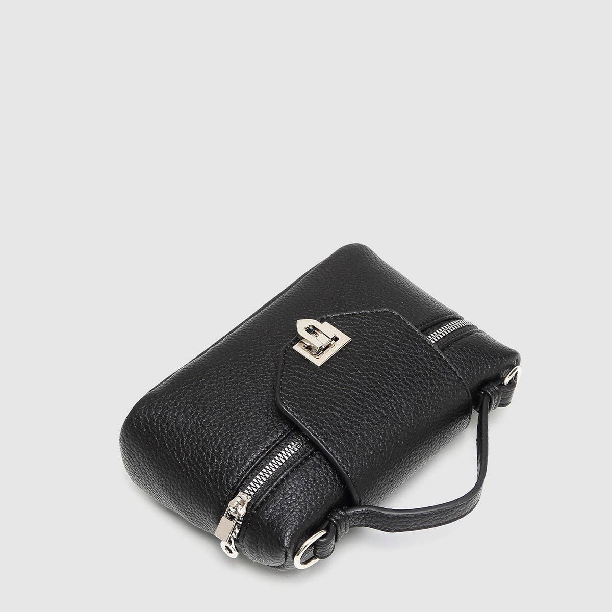 LITCHI TEXTURE BOXY CROSSBODY HANDBAG_CWAB5715