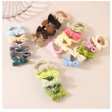 Cwaha1384_Bow High Stretch Hair Tie ,5 Pack Set