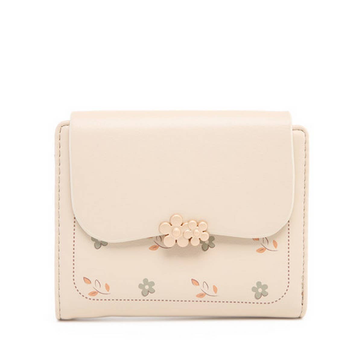 FLORAL TRI FOLD COIN PURSE_CWAB2336