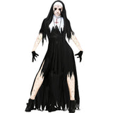 HALLOWEEN HORROR BLOODY NUN COSTUME_CWMM1528