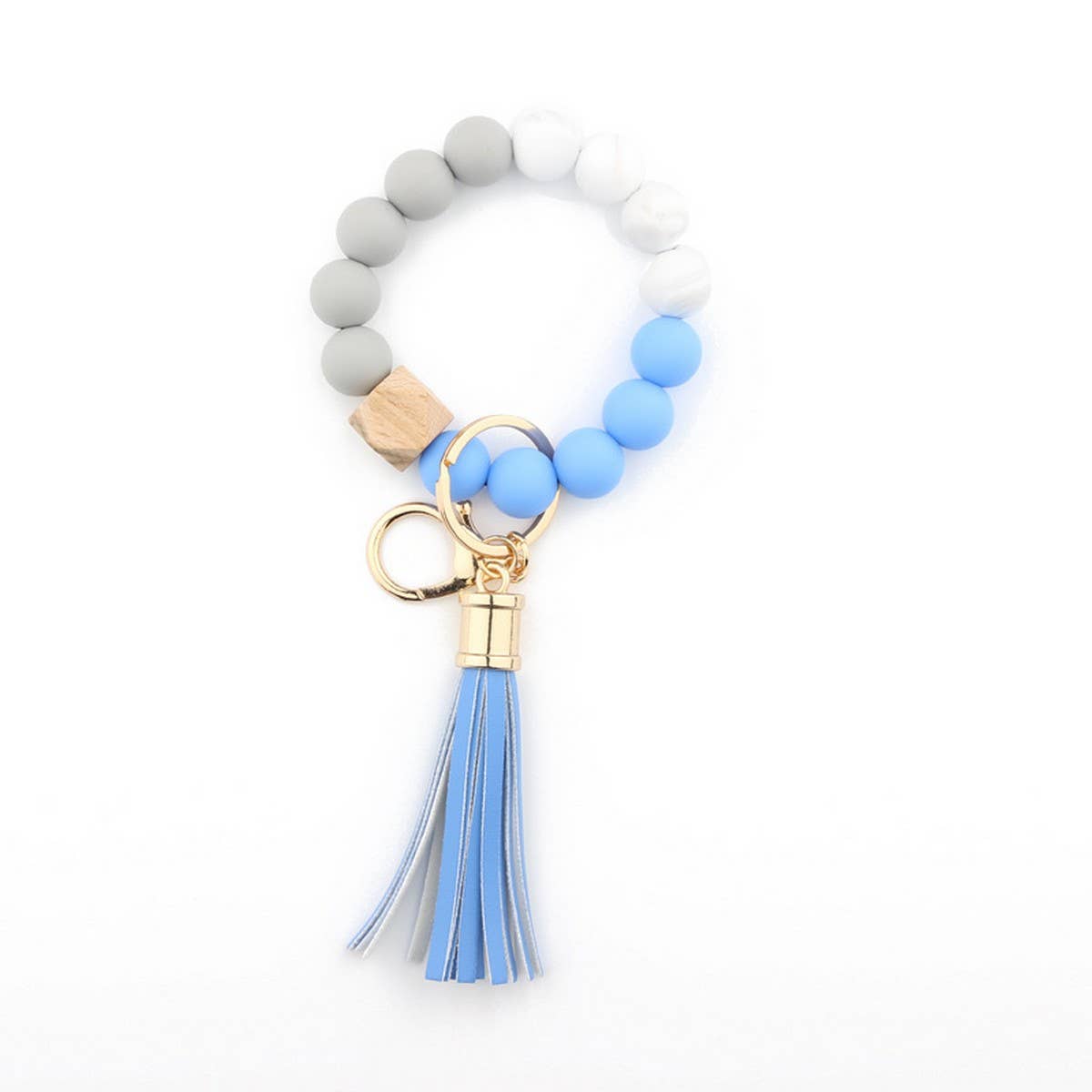 COLORFUL KEYCHAIN TASSEL BRACELET_CWAJE0655