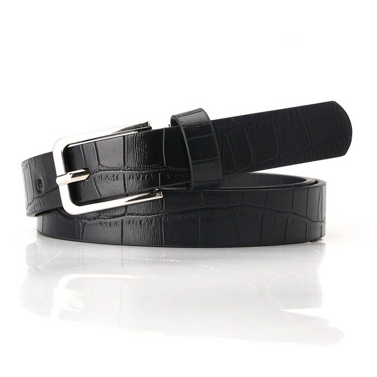 CLASSIC SIMPLE LEOPARD ZEBRA THIN BELTS_CWABE0398