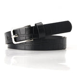 CLASSIC SIMPLE LEOPARD ZEBRA THIN BELTS_CWABE0398
