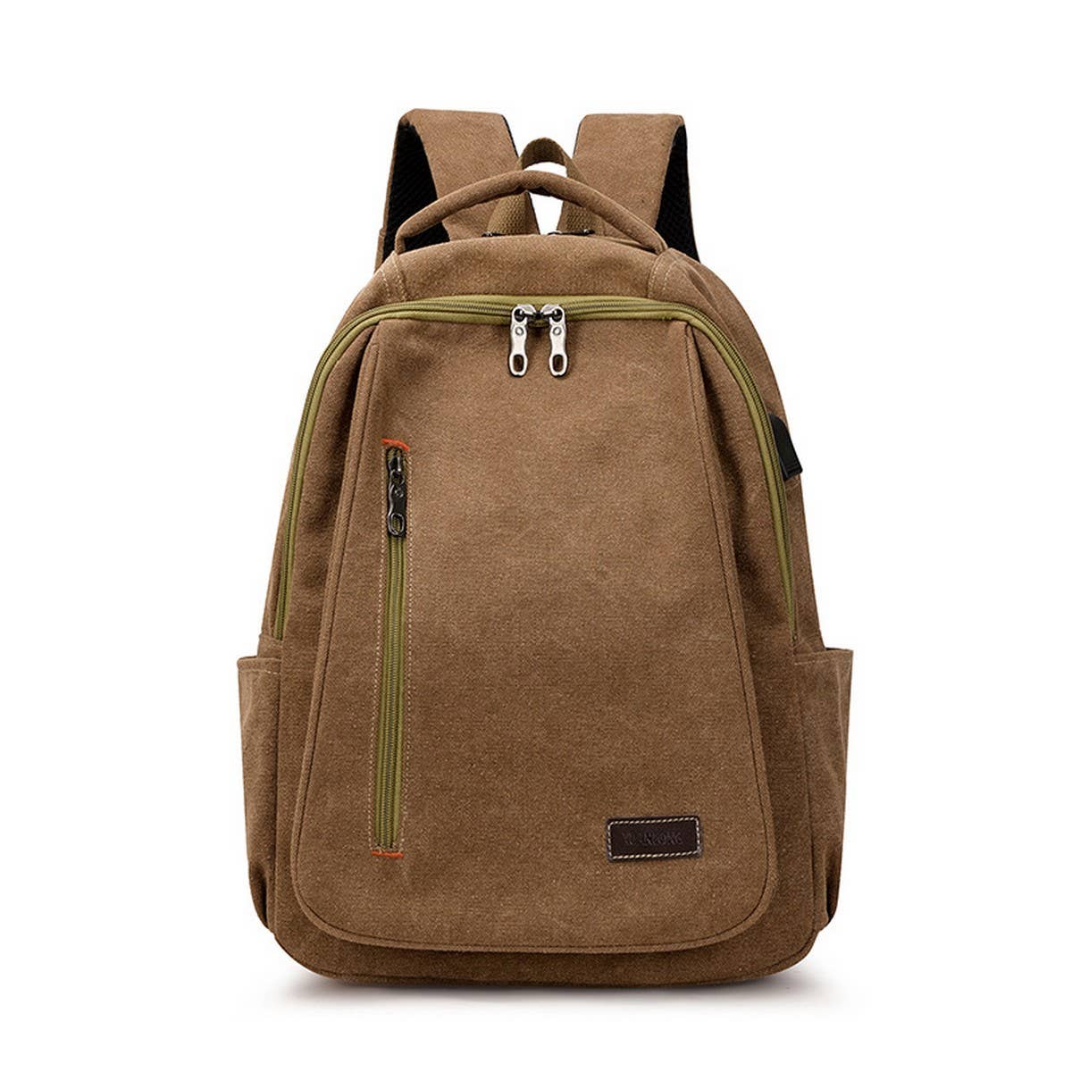 SIMPLE VERSATILE CANVAS BACKPACK LAPTOP BAG_CWAB2201