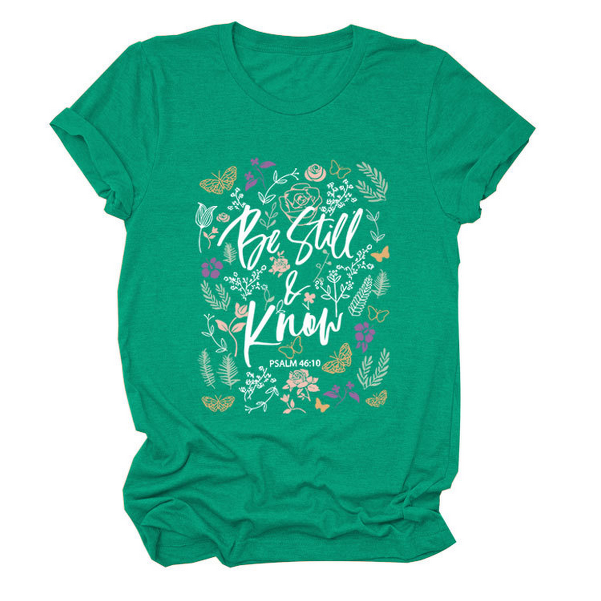 Womens Faith Tee, Be Still And Know_Cwtts1480