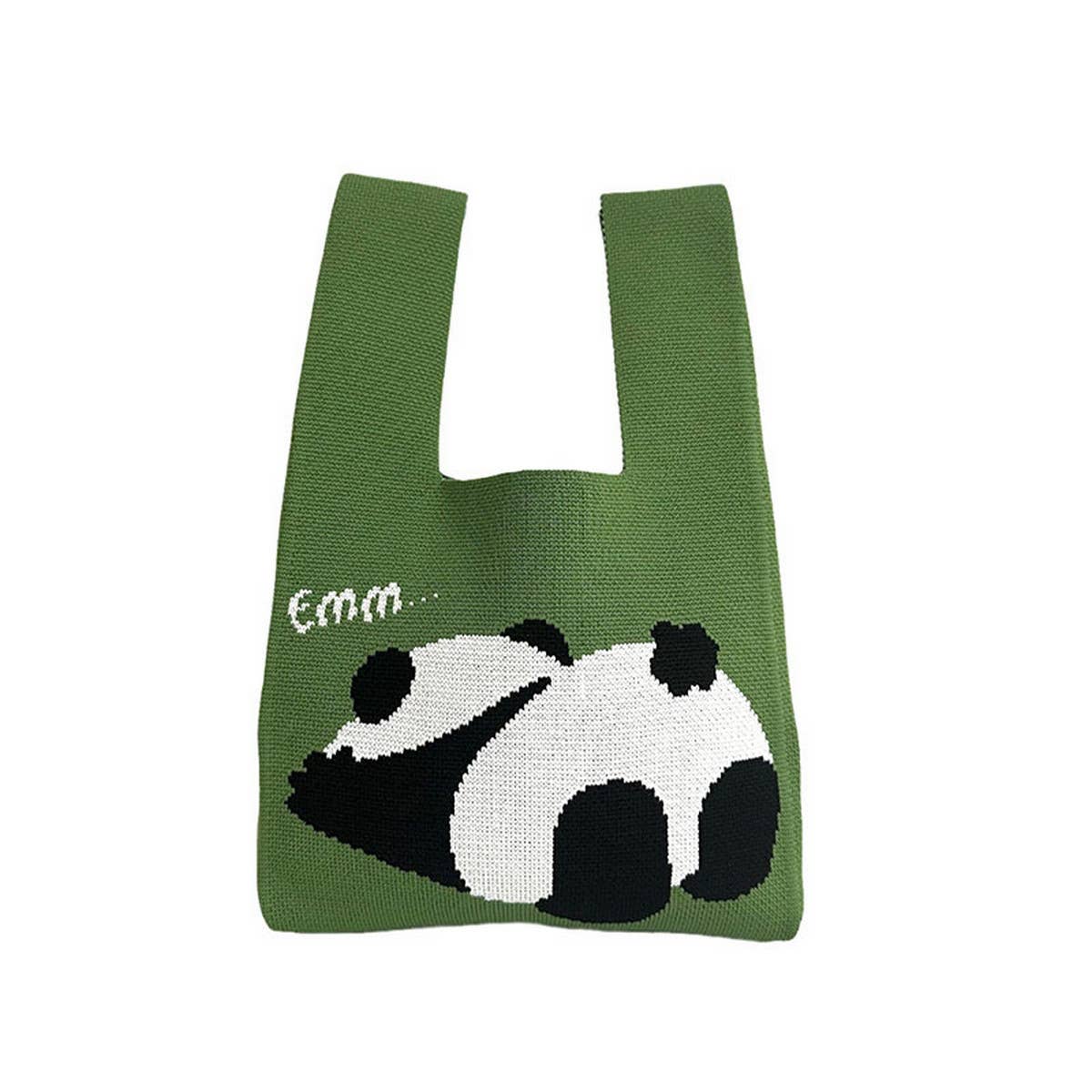 CARTOON PANDA 2024 NEW KNITTED HANDBAG_CWAB2385