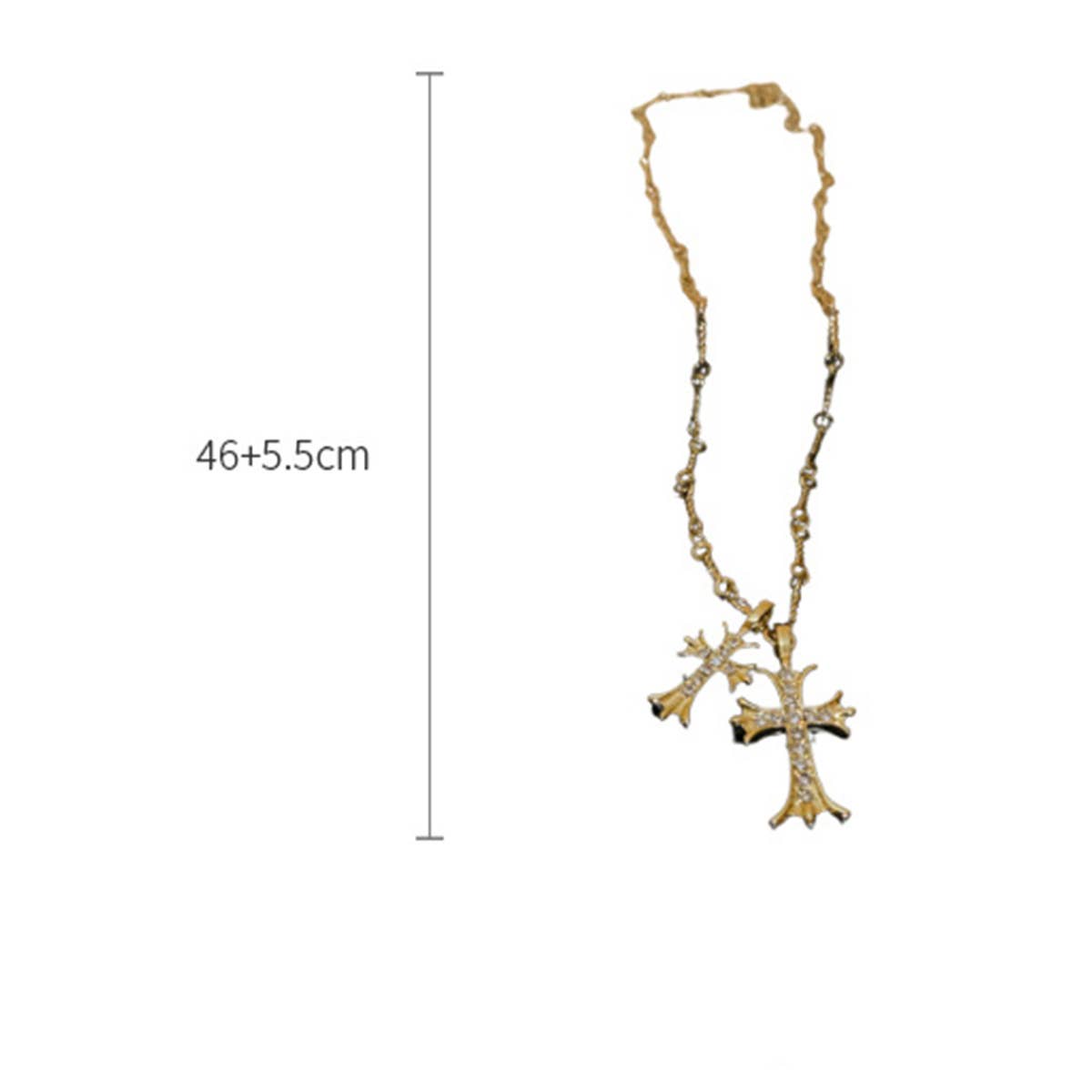 TEMPERAMENT CROSS NECKLACE_CWAJE2369