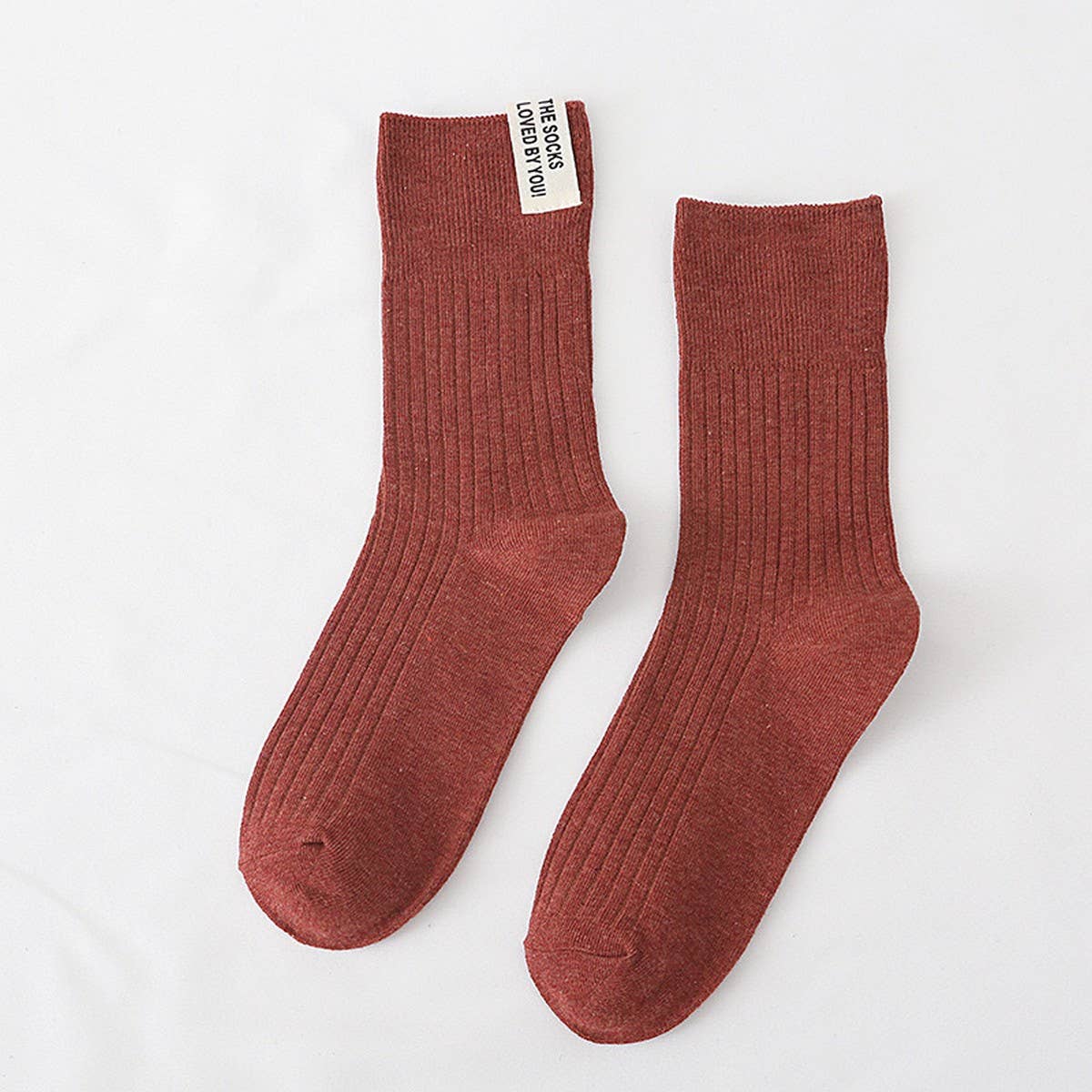NEW SOLID COLOR CASUAL MATCHING WOMENS SOCKS_CWMS0999