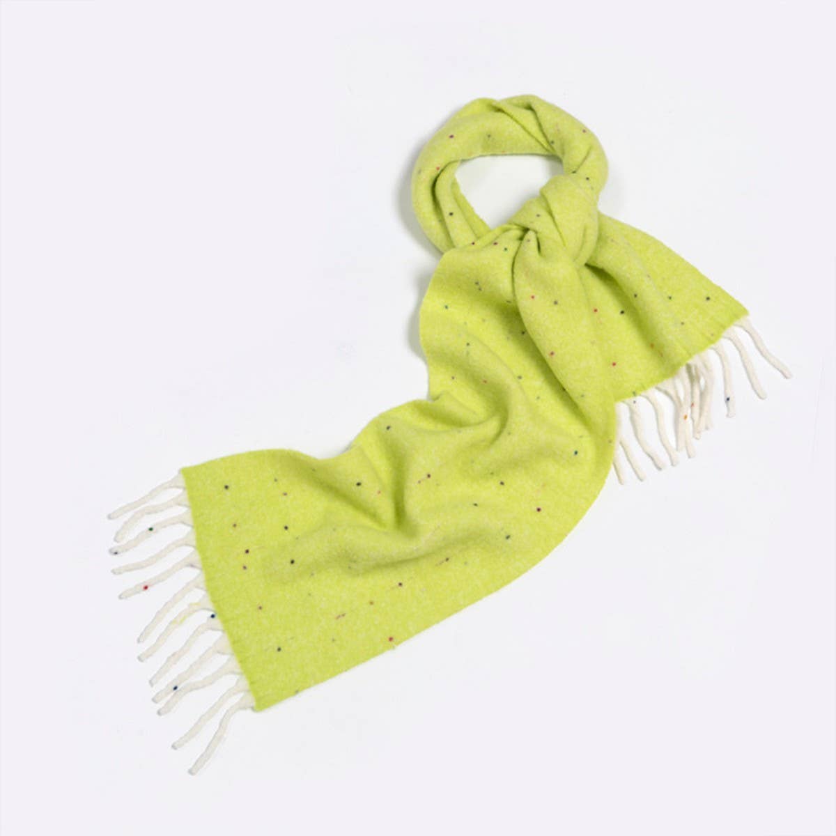 50 WOOL BLEND SPECKLED YARN SCARF WINTER COZY_CWASC2372