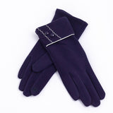 Warm Fleece Windproof Breathable Womens Gloves_Cwmm1539