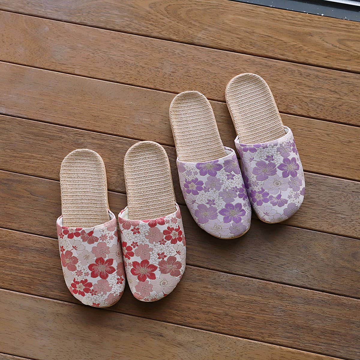 BREATHABLE LINEN CLOSED TOE HOME SLIPPERS_CWSHF0178