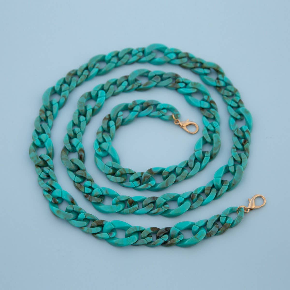 47IN ACRYLIC CROSSBODY CHAIN PHONE BAG STRAP_CWMM5102