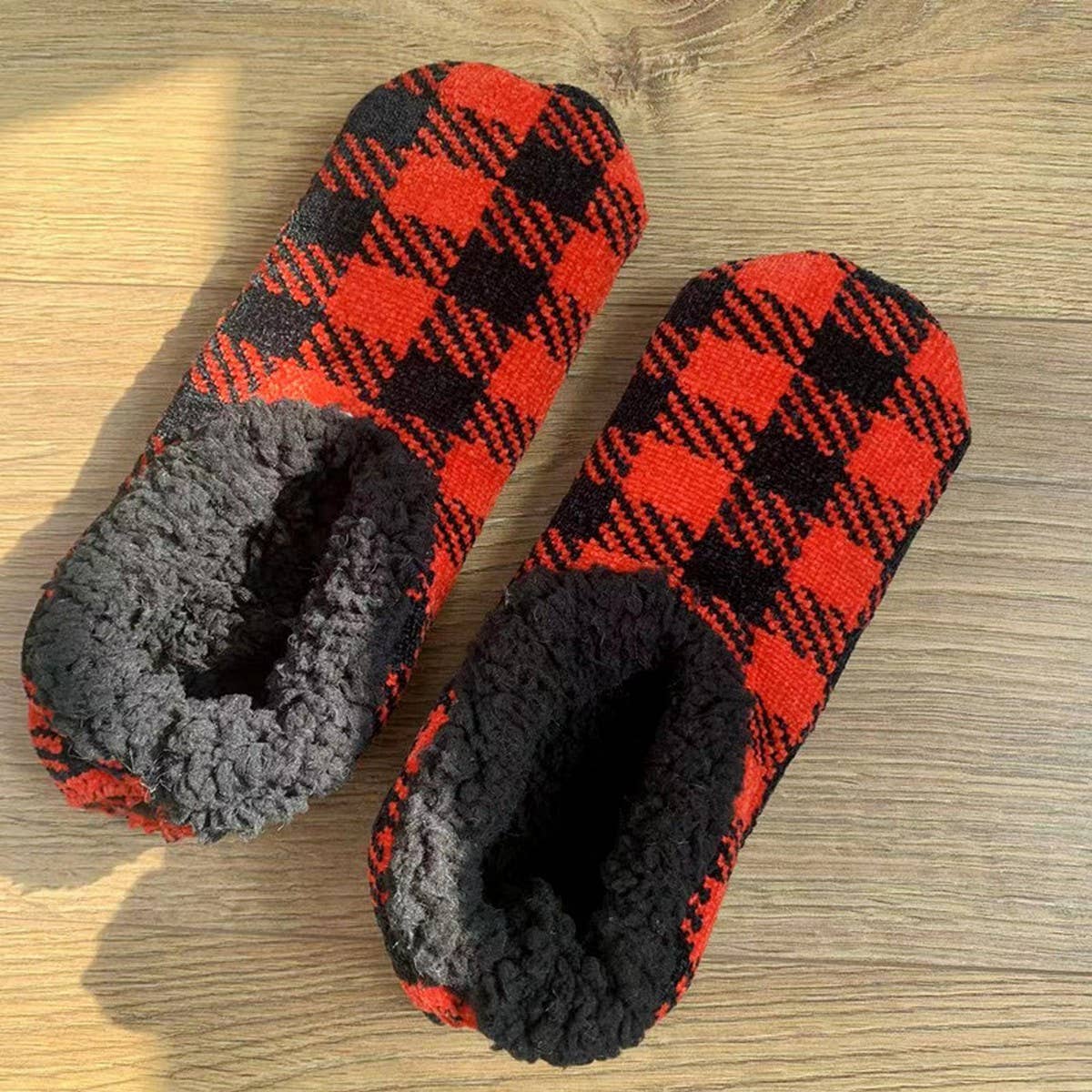 Winter Snowflake Soft-Soled Socks Slippers_Cwms1214