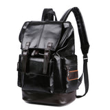 MEN S PU LEATHER LARGE BACKPACK STYLISH CASUAL_CWAB5181