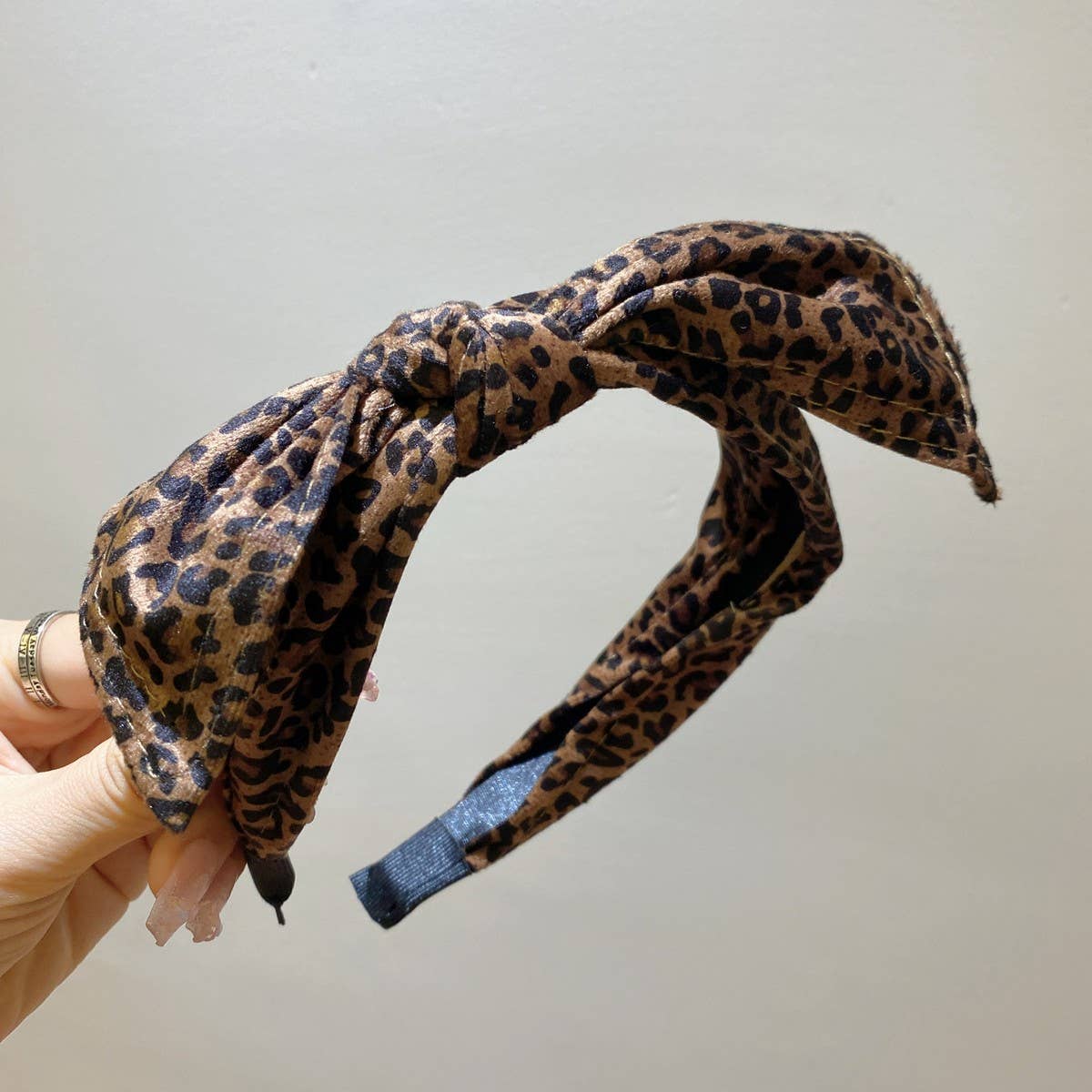 Trendy Retro Leopard Knot Hair Accessory_Cwaha07500