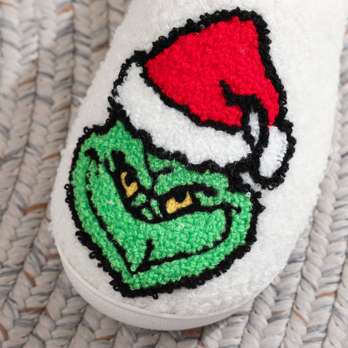 CHRISTMAS GRINCH HOME COTTON SLIPPERS_CWMM3058