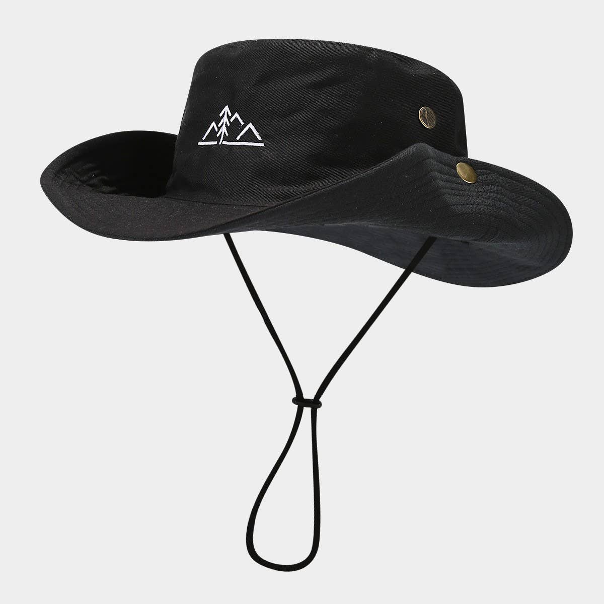 MENS WOMENS EMBROIDERED WIDE BRIM SUN HAT_CWAH3878
