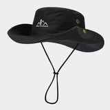 MENS WOMENS EMBROIDERED WIDE BRIM SUN HAT_CWAH3878