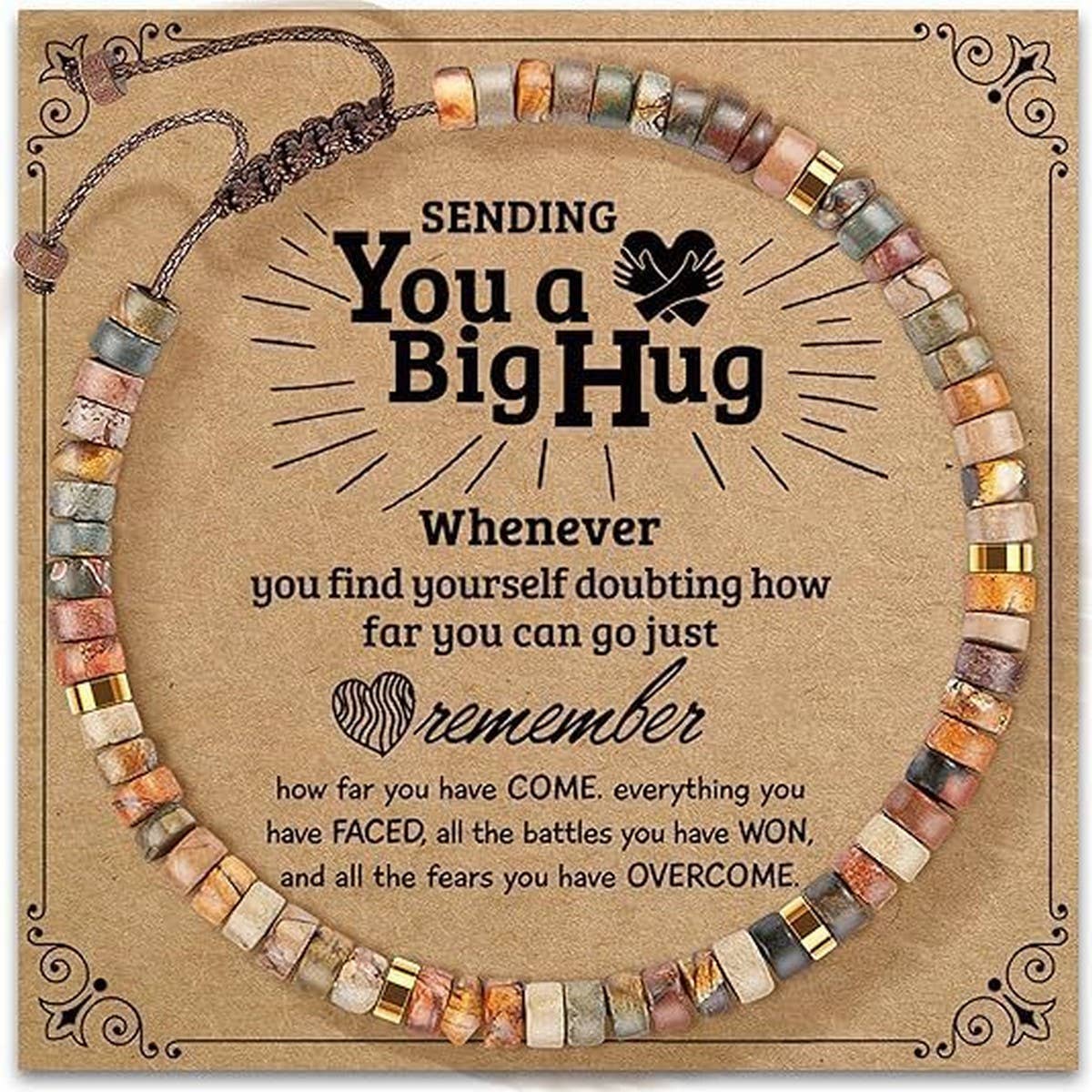 HANDMADE WOVEN BRACELET NATURAL STONE BRACELET_CWAB4624