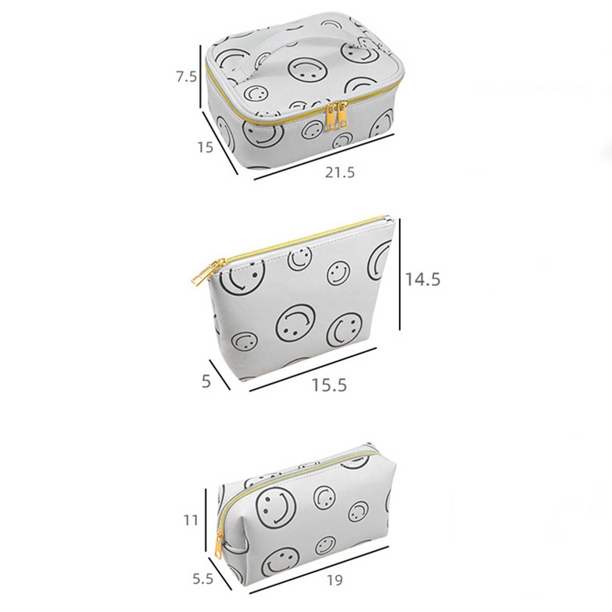 SMILING FACE CONVENIENT WATERPROOF WASHING BAG_CWAB1086