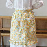 SMALL FRESH LOLITA TULIP APRON HALF LENGTH APRON_CWMM5822