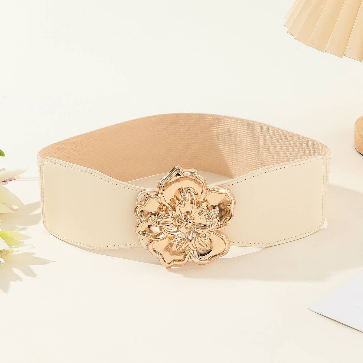 Women Three-Dimensional Flower Waist Belt_Cwabe0229