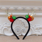 CHRISTMAS DEER ANTLERS CHILDRENS HEADBAND_CWAHA2737