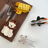 CUTE ANIMAL ACETATE CLAW CLIP CARTOON HAIR GRIP_CWAHA5888