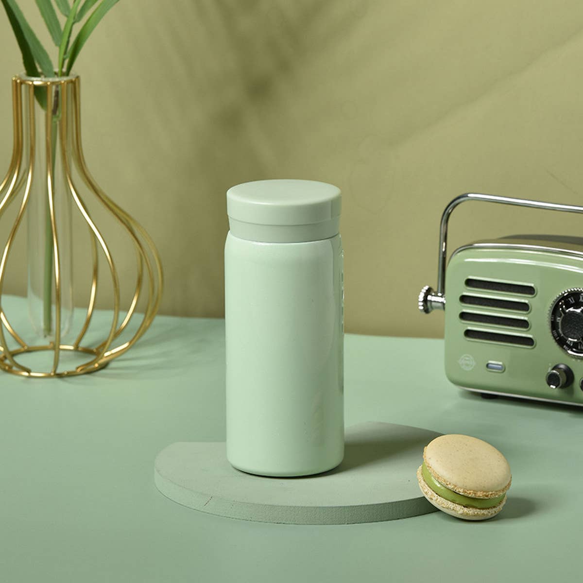 NEW PORTABLE STAINLESS STEEL THERMOS CUP_CWMM0982