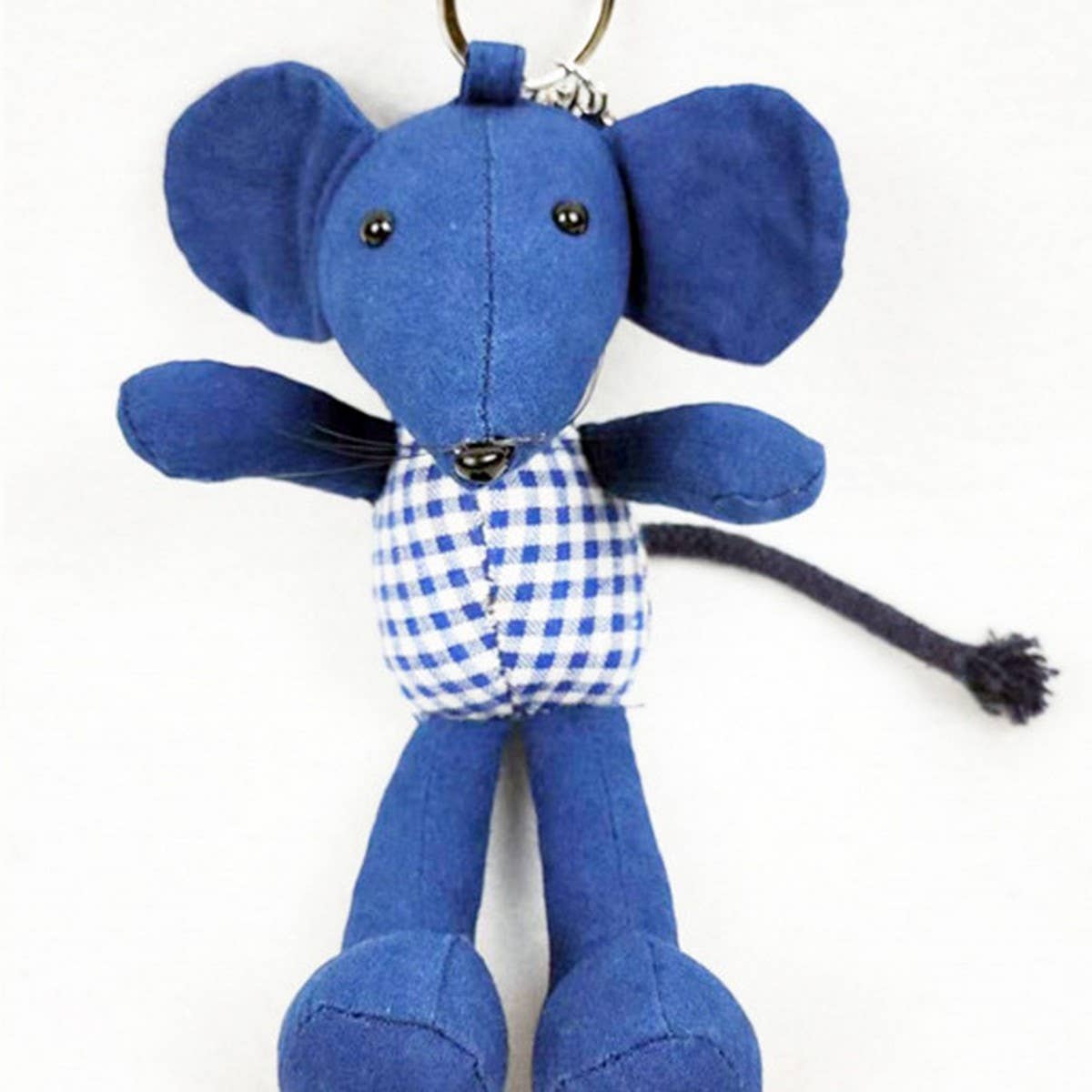 INDIGO DYE HANDMADE CLOTH ANIMAL DOLL SMALL ART_CWMM6036