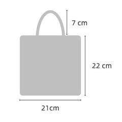 CONTRAST COLOR CORRUGATED SHOULDER BAG HANDBAG_CWAB1536