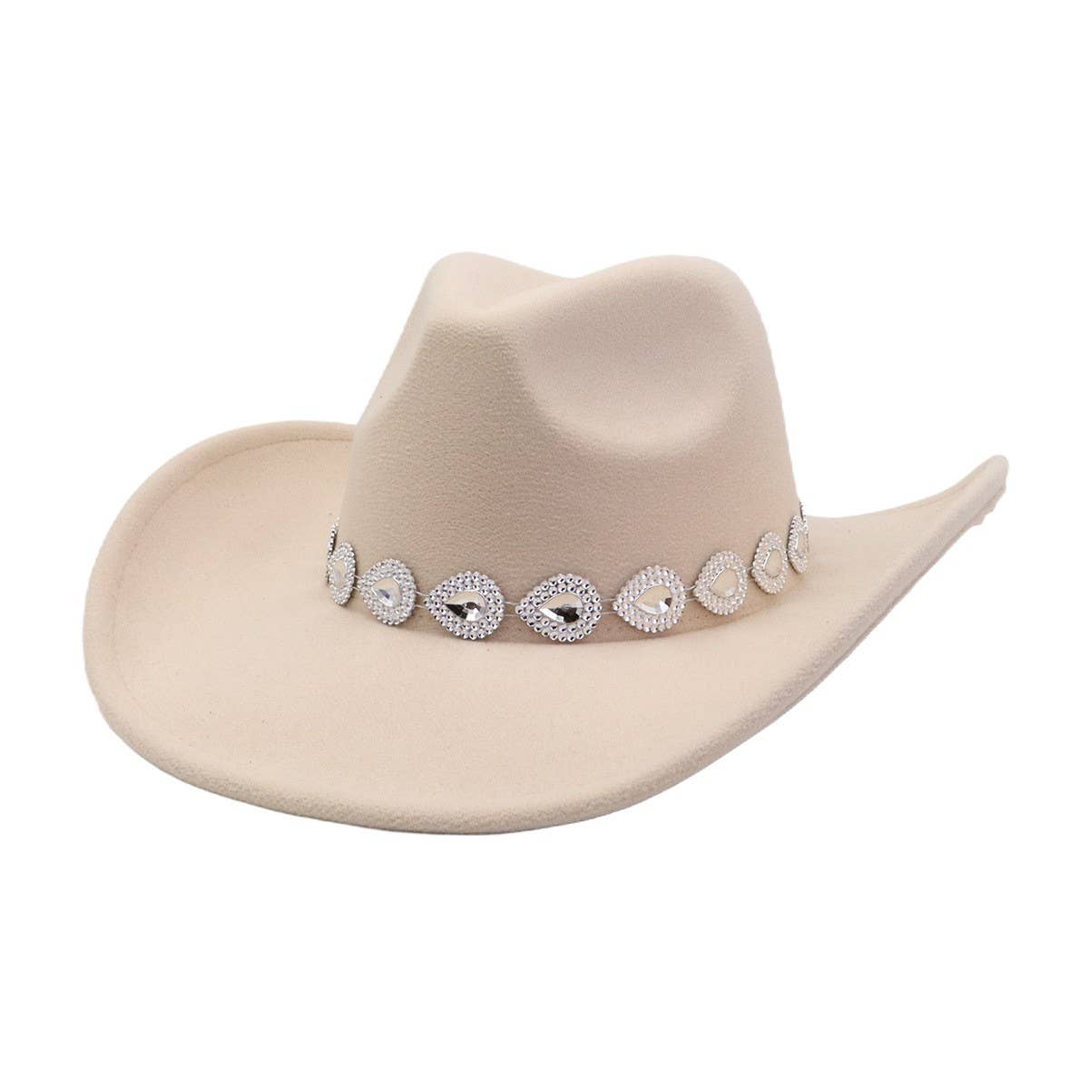 NEW AUTUMN WINTER WESTERN ETHNIC WIDE BRIM HAT_CWAH04476