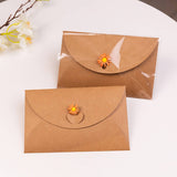 Vintage Kraft Paper Dried Flower Greeting Card_Cwmm1021