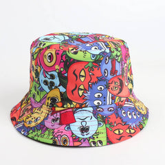 Cwah1521_Personalized Color Printing Reversible Bucket Hat