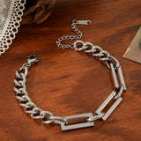 Versatile Thick Metal Chain Heavy Duty Bracelet_Cwmm3735