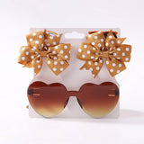 KIDS POLKA DOT GROSGRAIN BOW HAIR CLIP SUNGLASSES_CWAHA6708