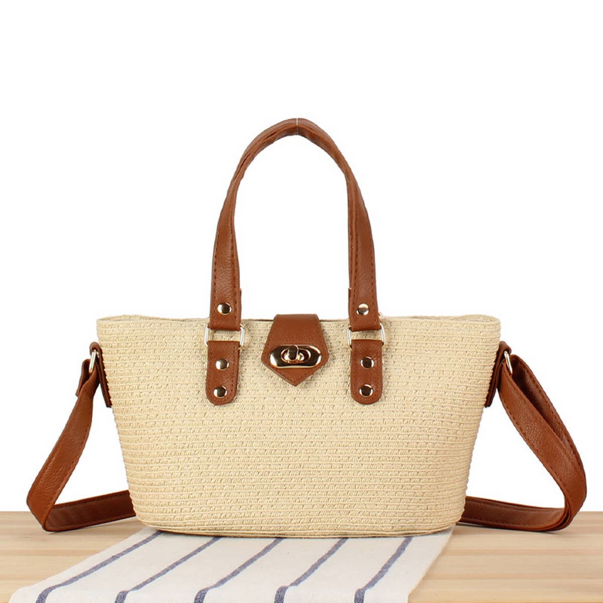 Trendy Summer Fashion Straw Crossbody Bag_Cwab2107