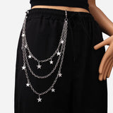 STAR SHAPED PENDANT PANTS CHAIN_CWMM0661
