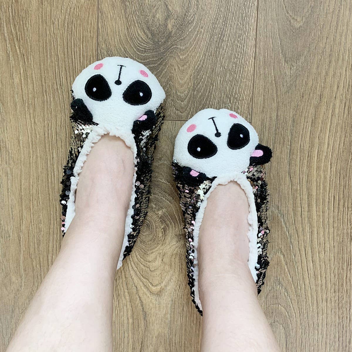 ADULT THICK VELVET SEQUINED FLOOR SOCKS NON SLIP_CWMS1197