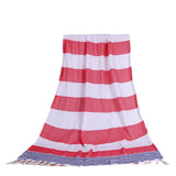 STRIPED TURKISH BEACH TOWEL ABSORBENT SUNPROTECTION_CWMM7666