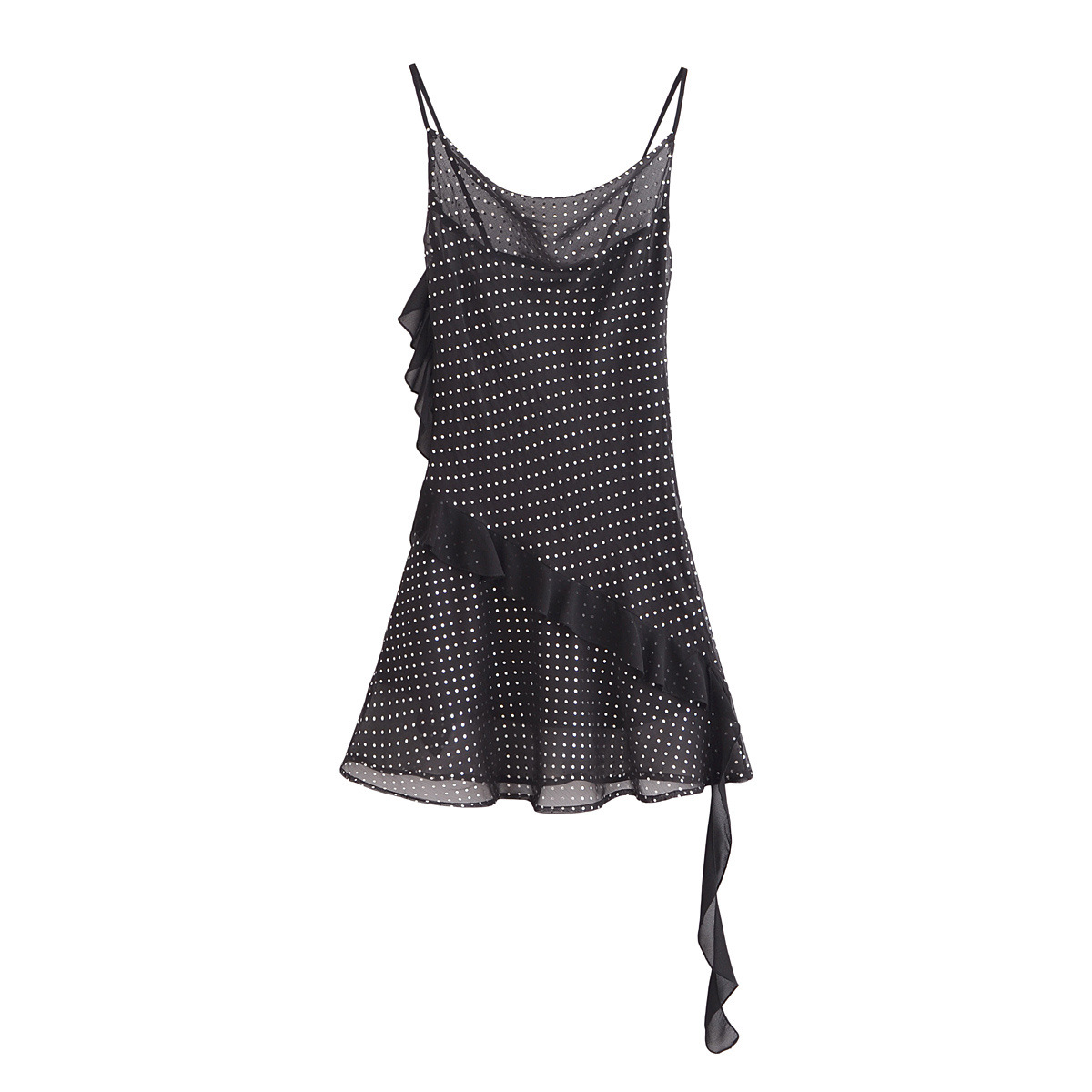 Womens French Layered Shiny Short Dress_Cwdmd5816