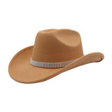 COUPLE FEDORA JAZZ HAT WESTERN ETHNIC WOOL HAT_CWAH04364