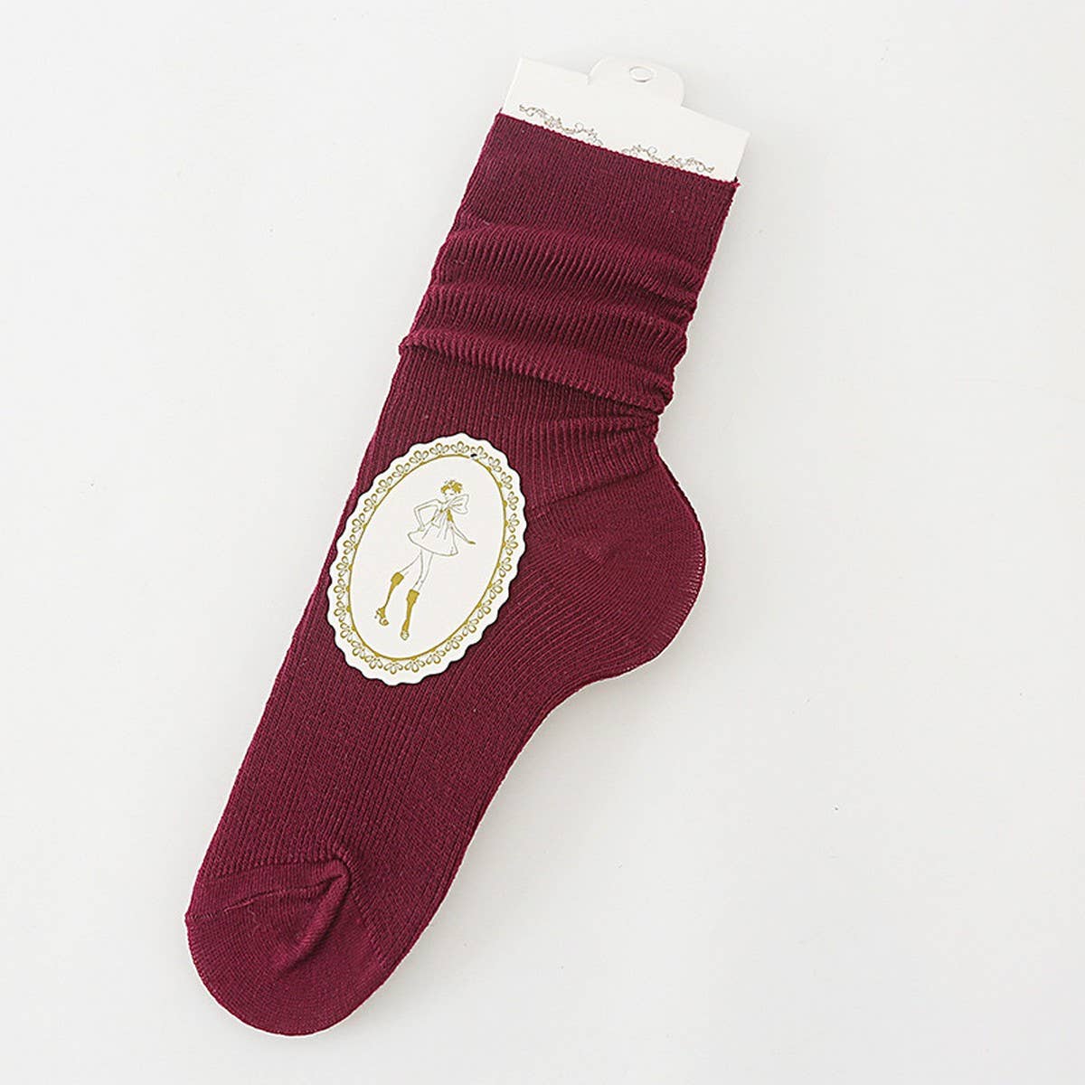 AUTUMN AND WINTER SOLID COLOR RETRO STOCKINGS_CWMS0982