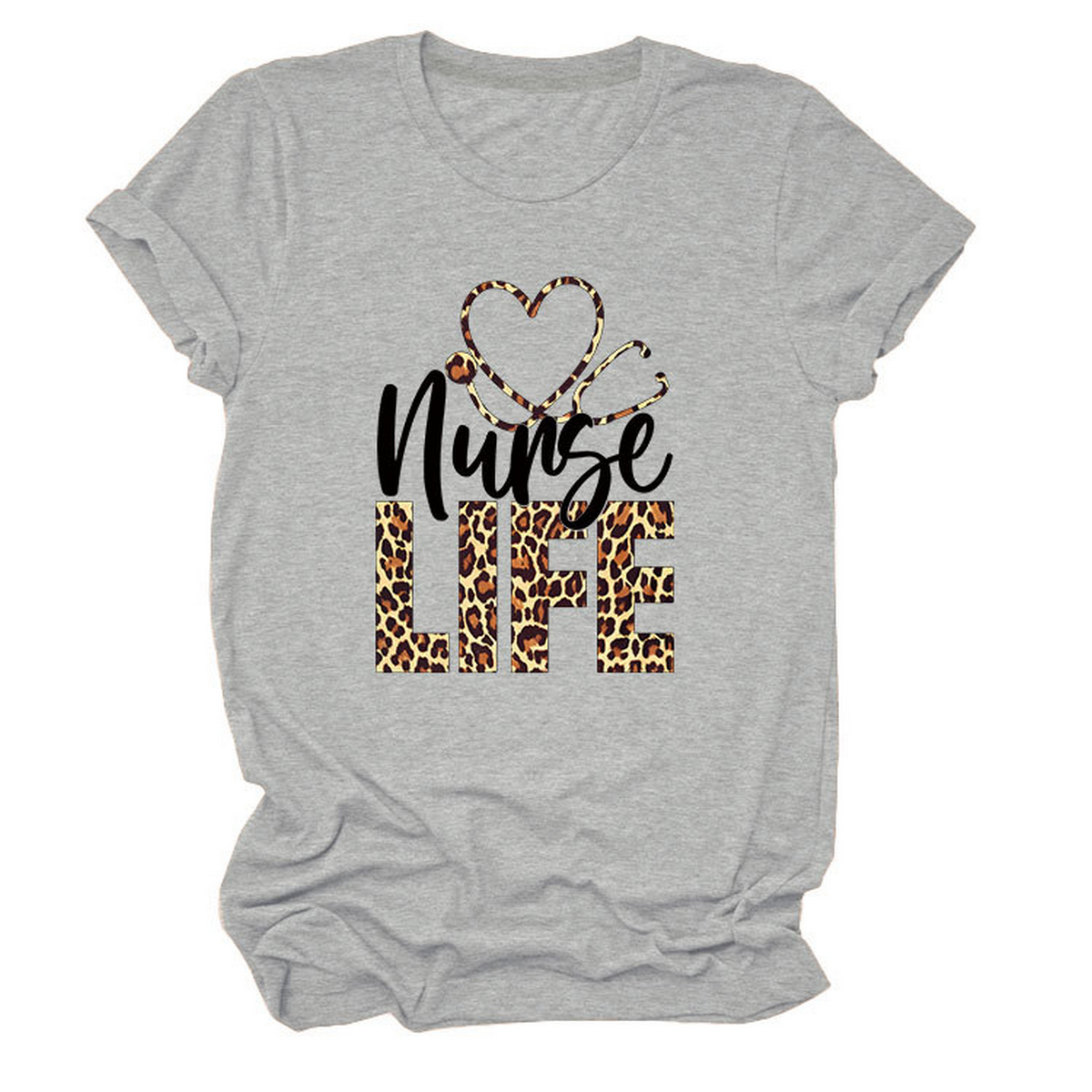 FUNNY NURSE LIFE TEE SOFT CREWNECK T SHIRT_CWTTSL0505