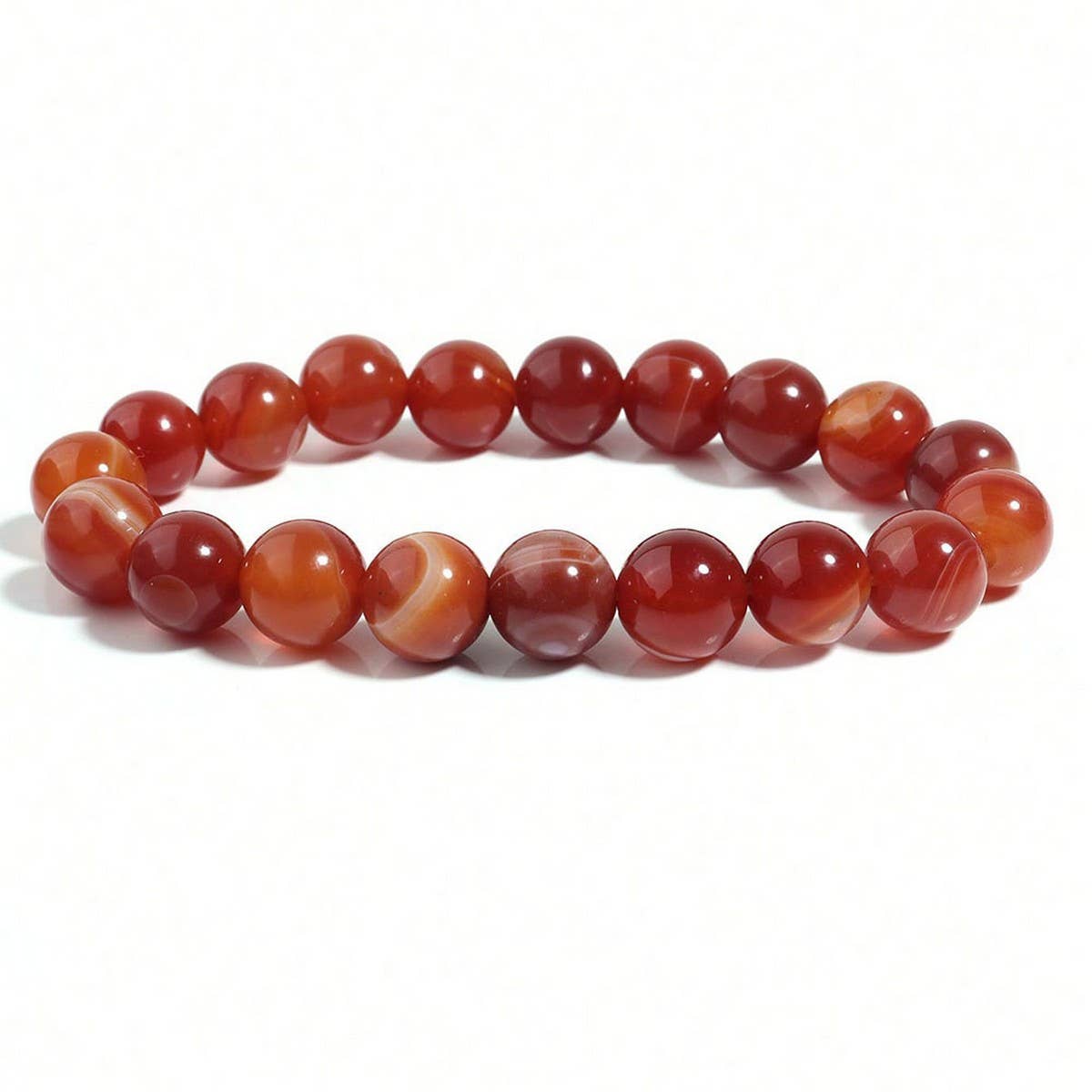 Crystal Natural Stone Beaded Bracelet Unisex_Cwmm11267
